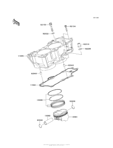  Цилиндр и поршни