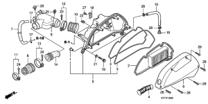 SH125D Воздухоочиститель