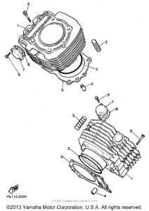 XV750G Цилиндры
