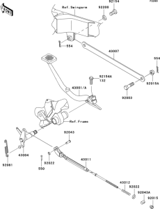 EJ800 Педаль тормоза