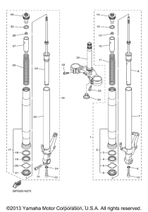 FZ8ND Передняя вилка