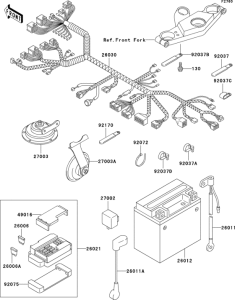 ZX600 Электрика