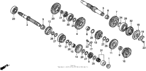 XR600R Трансмиссия