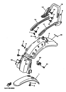 XV750 XV750K Крыло