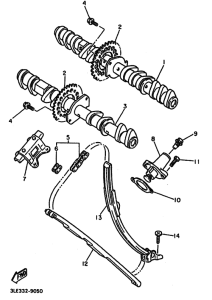 GTS1000A GTS1000AF Распределительный вал & chain