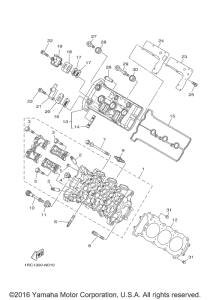 FZ09 Головка цилиндров
