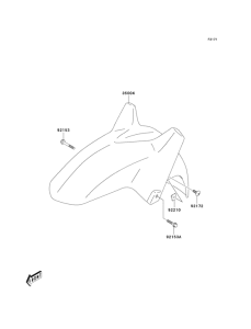 LV1000 Крыло переднее