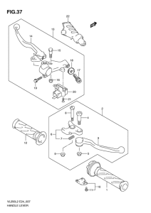 VL250 Рулевой рычаг