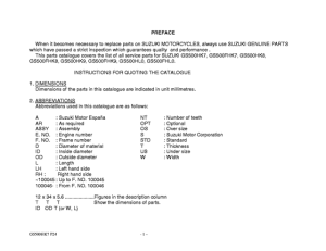 GS500 Catalog preface