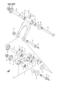 RMX250 Cushion lever