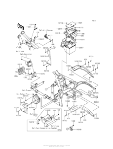 VN900 Рама ,крепежные детали