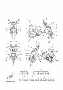 YQ50L Графический и фирменный знак