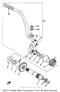XS650SF Kick-starter