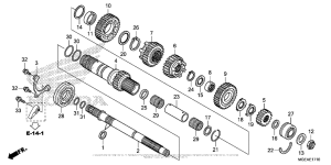 VFR1200F (DCT) Transmission (Mainshaft)