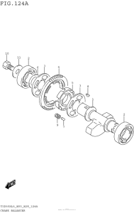 TU250 Балансир кривошипа