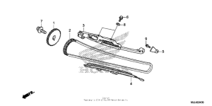 NC700X (DCT) Cam chain + tensioner