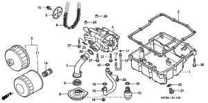 VF750C Масляный насос