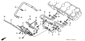 CB600F21 Воздушный клапан всасывания