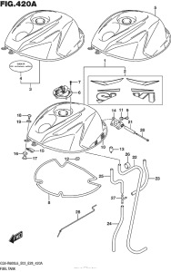GSX-R600 Fuel Tank (Gsx-R600L6 E03)