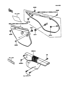 KMX125 Side covers / chain cover(1 / 2)
