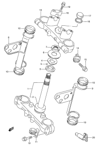 TS125 Траверса нижняя