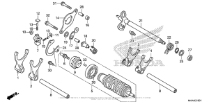 NC700X (DCT) Gearshift Drum (2)