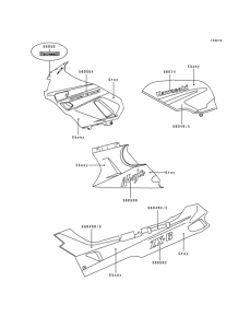 ZX600 Наклейка