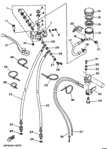 TZ250 Главный тормозной цилиндр