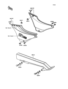ZX400 Side covers / chain cover(1 / 2)
