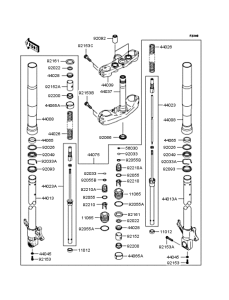 ZR1000 Передняя вилка
