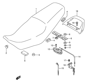 GS500 Пружина