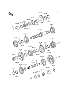 KZ1000 Трансмиссия