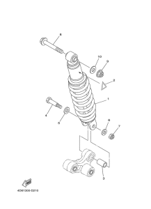 XG250 Задняя подвеска