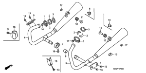CB250 Глушитель