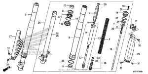  Передняя вилка