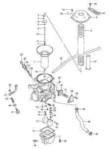 VS800 Carburetor assy