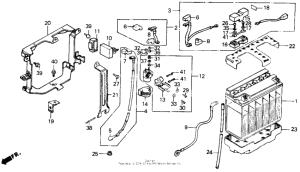 GL1200I Аккумулятор