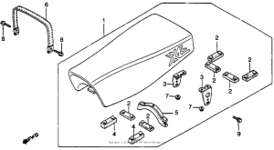 XL500R Xl500r seat 82