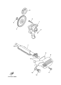 XV535 Масляный насос