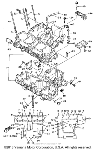 FJ1200BC Картер двигателя