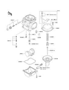 EJ400 Карбюратор в разборе