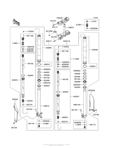  Передняя вилка