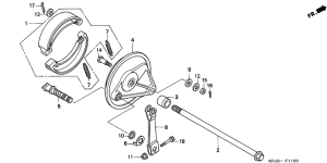  Задний тормоз