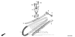 NCH50 Cam Chain + Tensioner