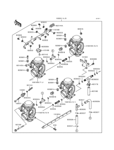 ZX600 Carburetor assy