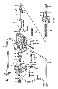 RM125 Carburetor assy