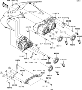 ZX1400 Фара