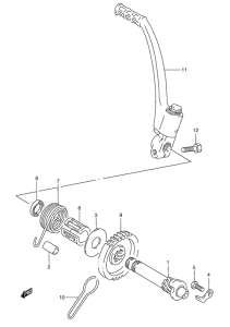 RGV250 Ножной стартер