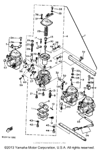 XJ650RJ Карбюратор