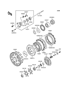 ZR1100 Сцепление